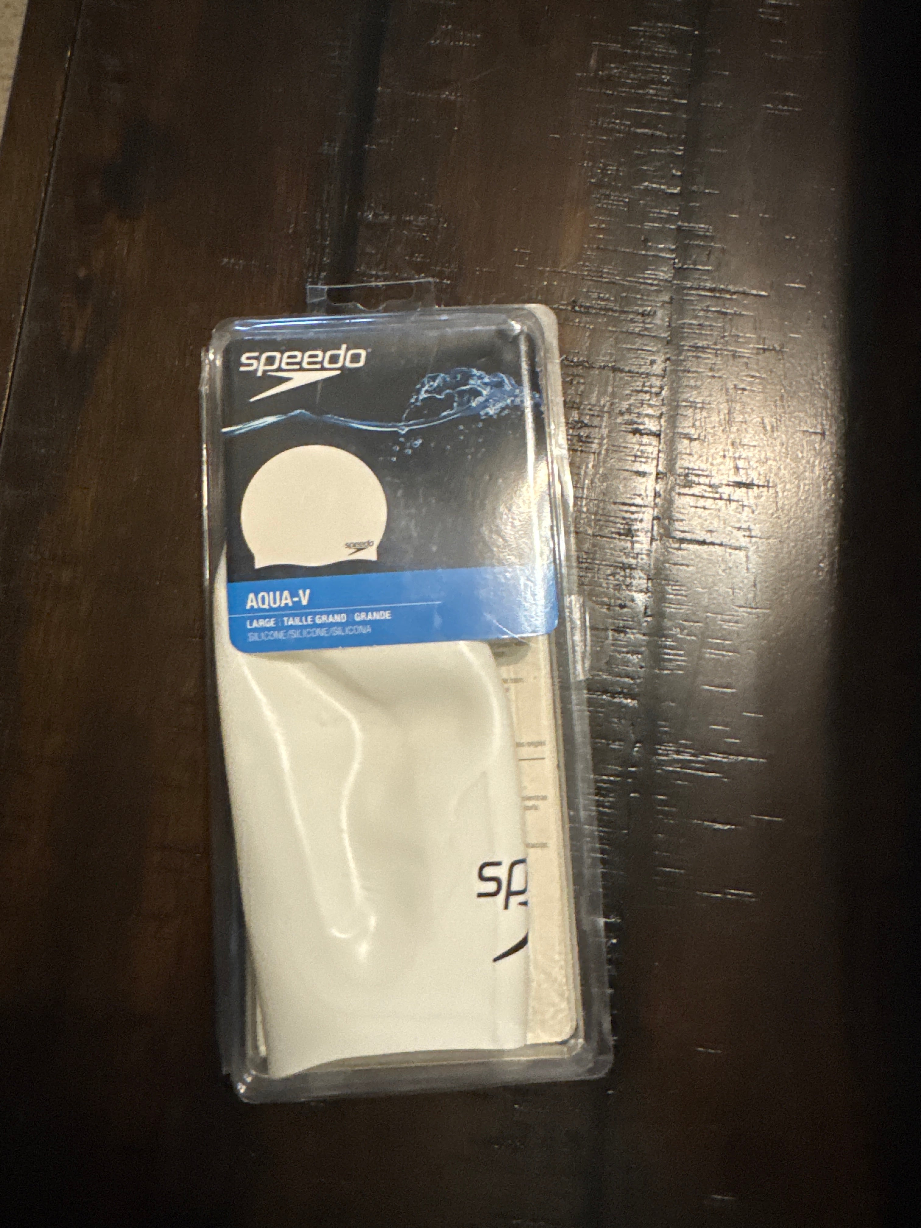 White Speedo Swim Cap