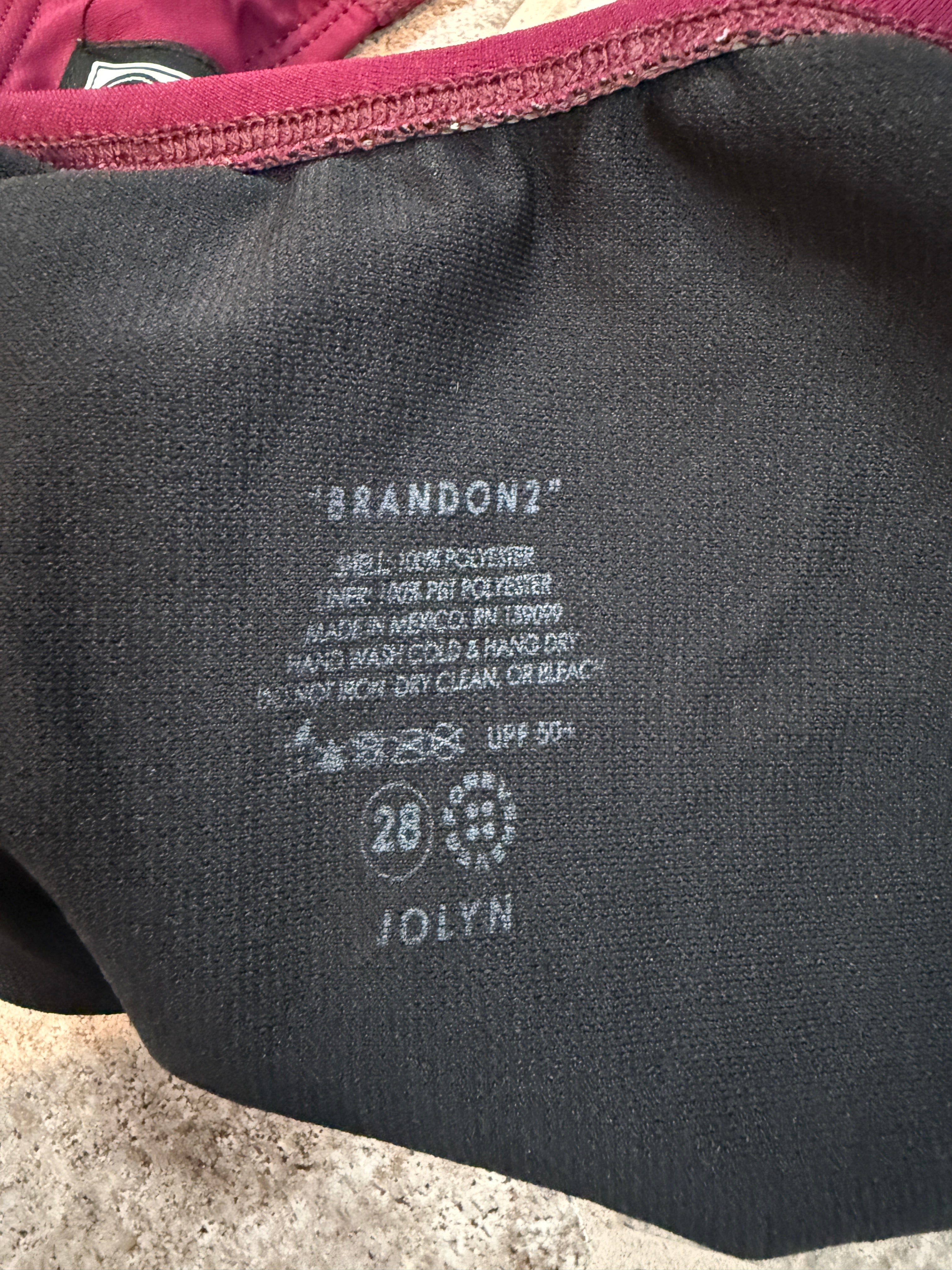 Jolyn Brandon 2 One Piece Size 28