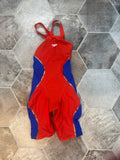 Speedo Pure Intent Orange and Blue Size 23 Open Back