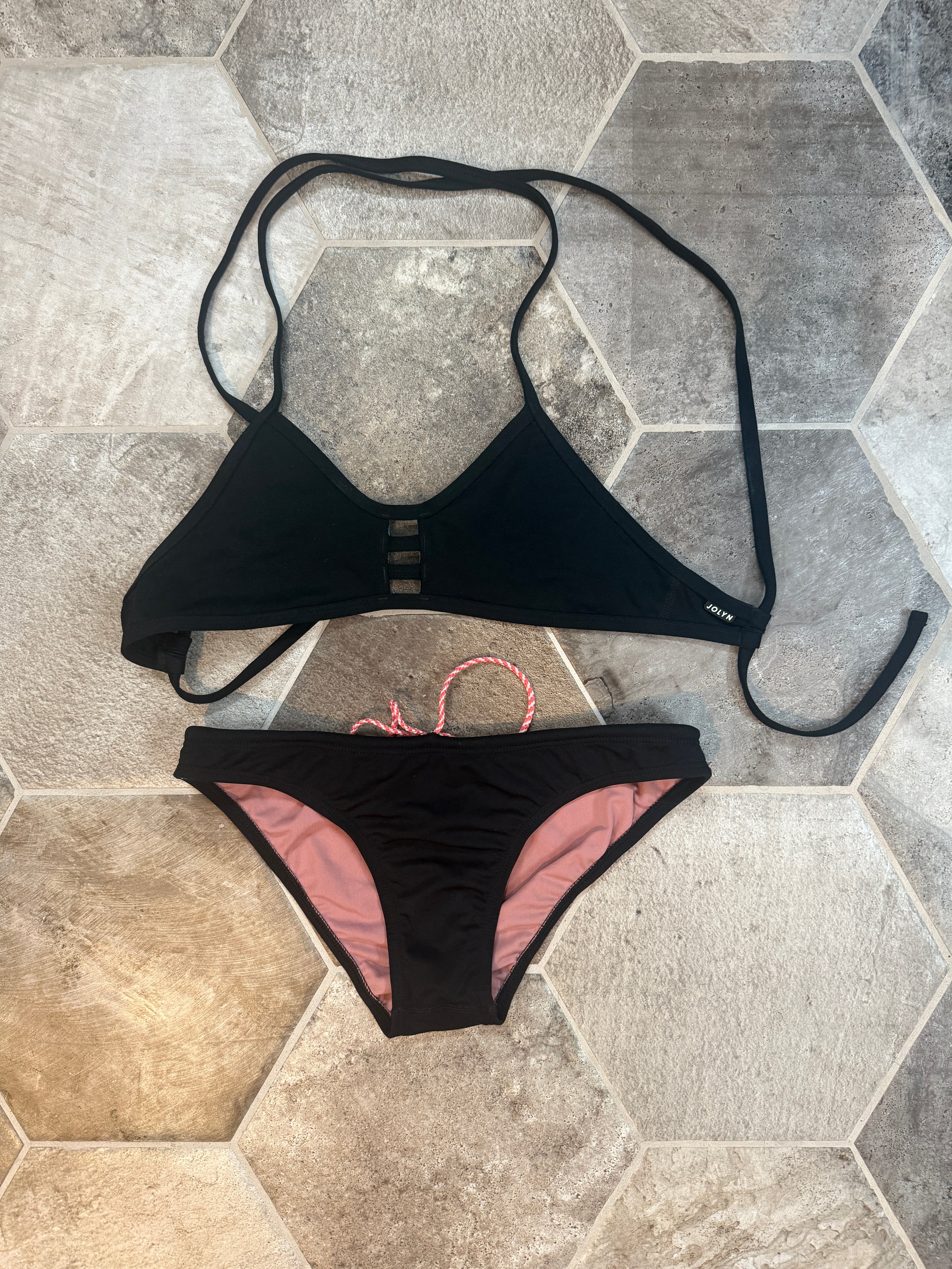 Jolyn Small Black Bikini Set