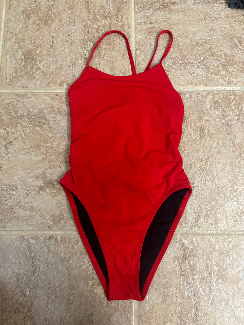 Nike HydraStrong Lace Up Tie Back One Piece size 28