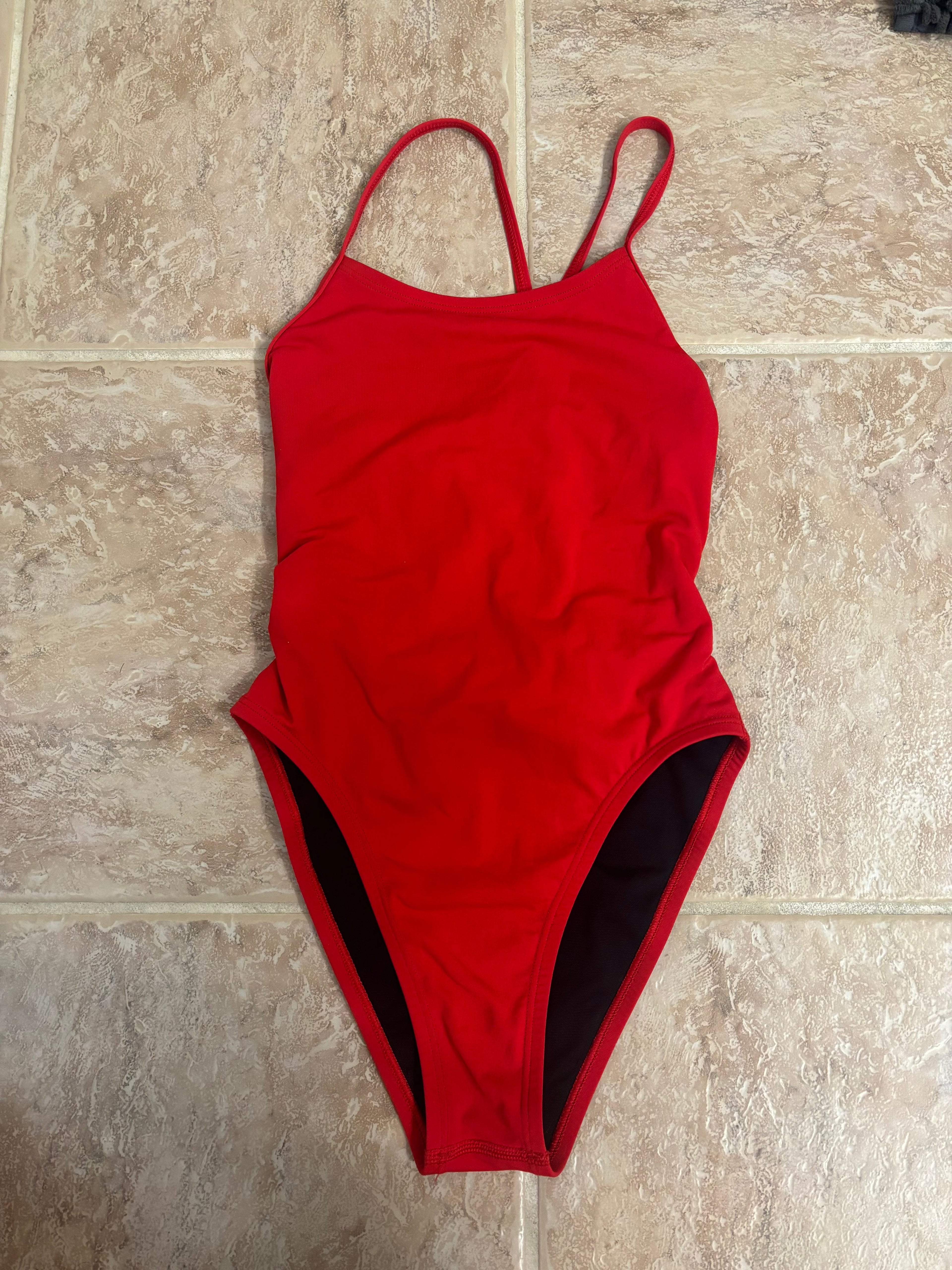 Nike HydraStrong Lace Up Tie Back One Piece size 28