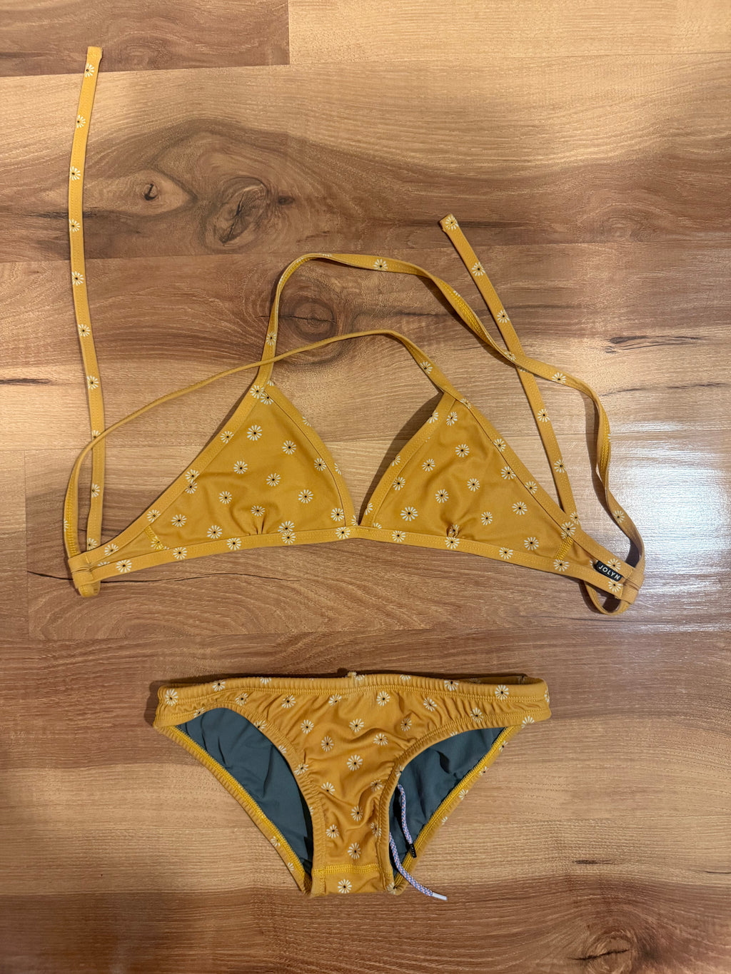 Jolyn Yellow Flowers Two Piece- S